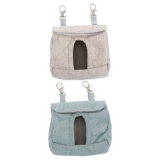 2Pcs Guinea Pig Rabbit Cage Hanging Feeder Durable Storage Bag