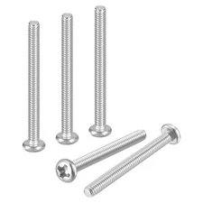 M2-0.4x22 Pan Head Machine Screws - 100pcs - 304 Stainless Steel -Silver