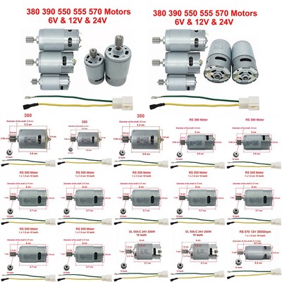 Motores De Coche Eléctrico 12V/6V/24V Para Niños Actualización Con