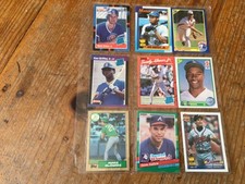 Lot of rookie cards💎RARE - Ken Griffey Jr. Rookie ERROR CARD -blank back