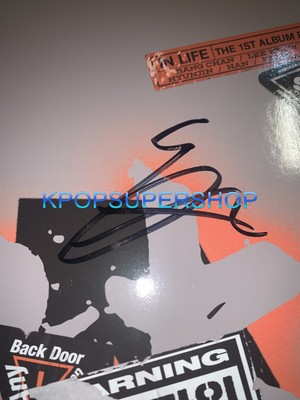Stray Kids 1st Album Repackage In Life Hyunjin Autographed Signed