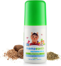 Mamaearth Easy Tummy Roll on for Digestion & Colic Relief with Hing & Fennel40M