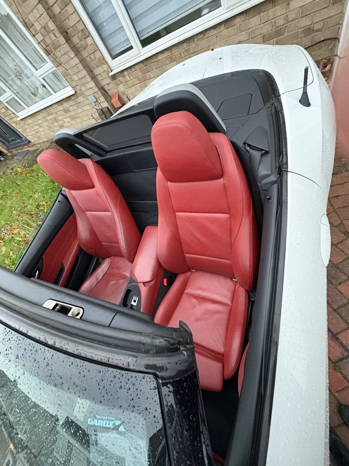 Genuine BMW E89 Z4 M Sport Red Leather Interior Door Cards Glove Box - Image 2 of 4