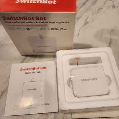 SwitchBot Bot Smart Switch Button Pusher, Open Box White