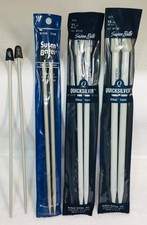 Susan Bates Quicksilver Knitting Needles US Size 7, 10, 11, 15 Single Point 10  