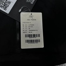 Arc'teryx Atom Hoodie Black S Size New