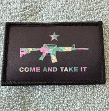 COME AND TAKE IT AR15 2x3 Embroidered Morale Patch Hook Backing Brand New