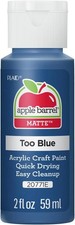 Apple Barrel Too Blue – Acrylic Paint for DIY Art
