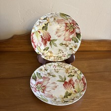 Pair Of 222 Fifth Desiree Floral Flower Salad...