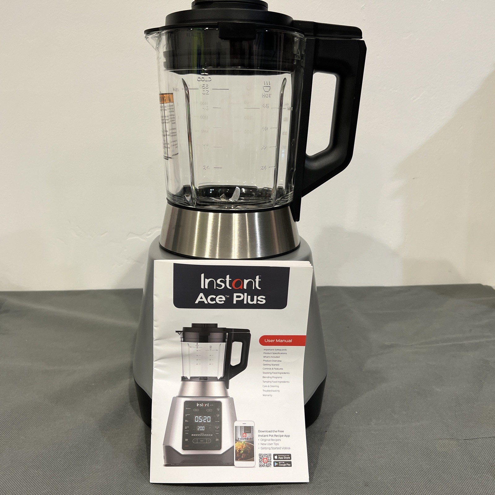 Instant Pot Ace Plus Multi-Use Cooking & Beverage Blender 10-Speed 56 oz