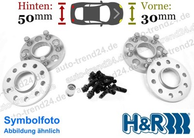 HR Spurverbreiterung vorne 30mm, hinten 50mm/Achse für VW Golf IV 1J1 1997-2007