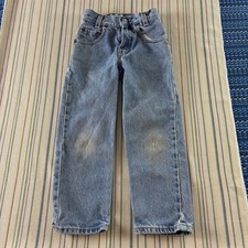 Vintage Levis 550 Jeans Kids 6 Blue Relaxed Fit Tapered Leg 100 Cotton Denim