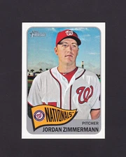 2014 Topps Heritage #492 Jordan Zimmermann [SP] [NM/MT]