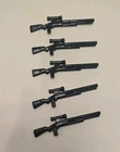 Vintage Playmobil Black Rifle With Scope lot of 5