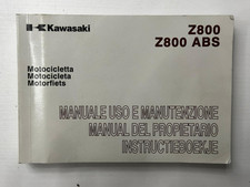 ORIGINALE !! KAWASAKI Z800 e Z800ABS - Manuale uso e manutenzione