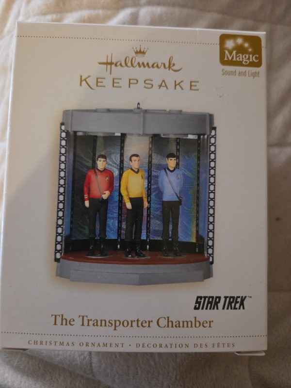 Hallmark Keepsake 2006 Star Trek Transporter Chamber Ornament Light & Sound
