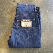 Deadstock 1970s Levi s 646 Orange Tab With Original Hang Tag 32x37