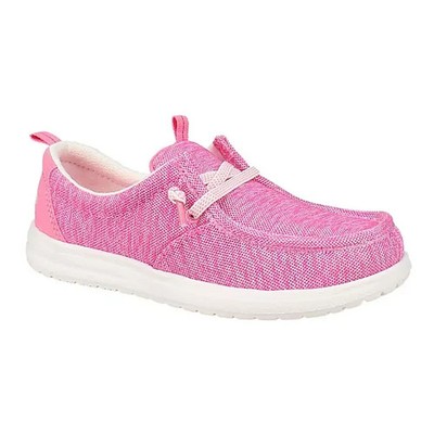 Eddie Bauer Girls Canvas Slip-On Shoe Size 4 Pink