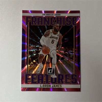 2023-24 Panini Donruss Franchise Features LeBron James #23 Holo Pink Laser /50