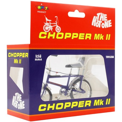 Toyway Chopper Mk II The Hot One Fahrrad Die Cast Modell in Ultra Violet
