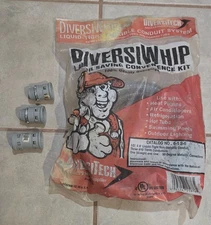 HVAC DiversiTech 1/2" x 6' Liquid Tight Flexible Conduit System + Non-Metal Ftgs