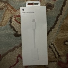 Genuine Apple usb-c to lightning adapter brand new open boxMUQX3AM/A