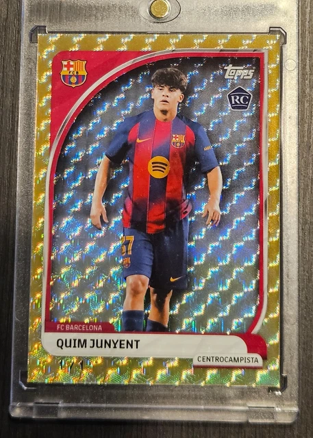 Quim Junyent 1/1 Topps Barcelona Collector Tin + Yamal