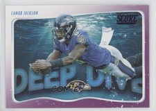 2020 Score Deep Dive Purple Lamar Jackson #DD-LJ 11qd