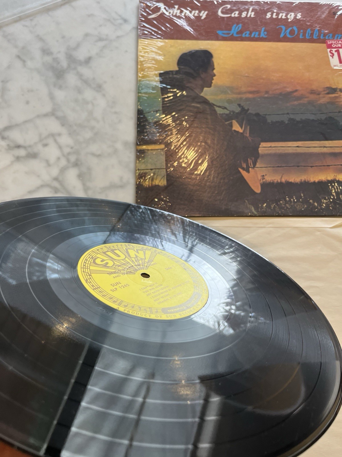 Johnny Cash Sings Hank Williams Vinyl Record Album LP Near Mint Shrink PRISTINE