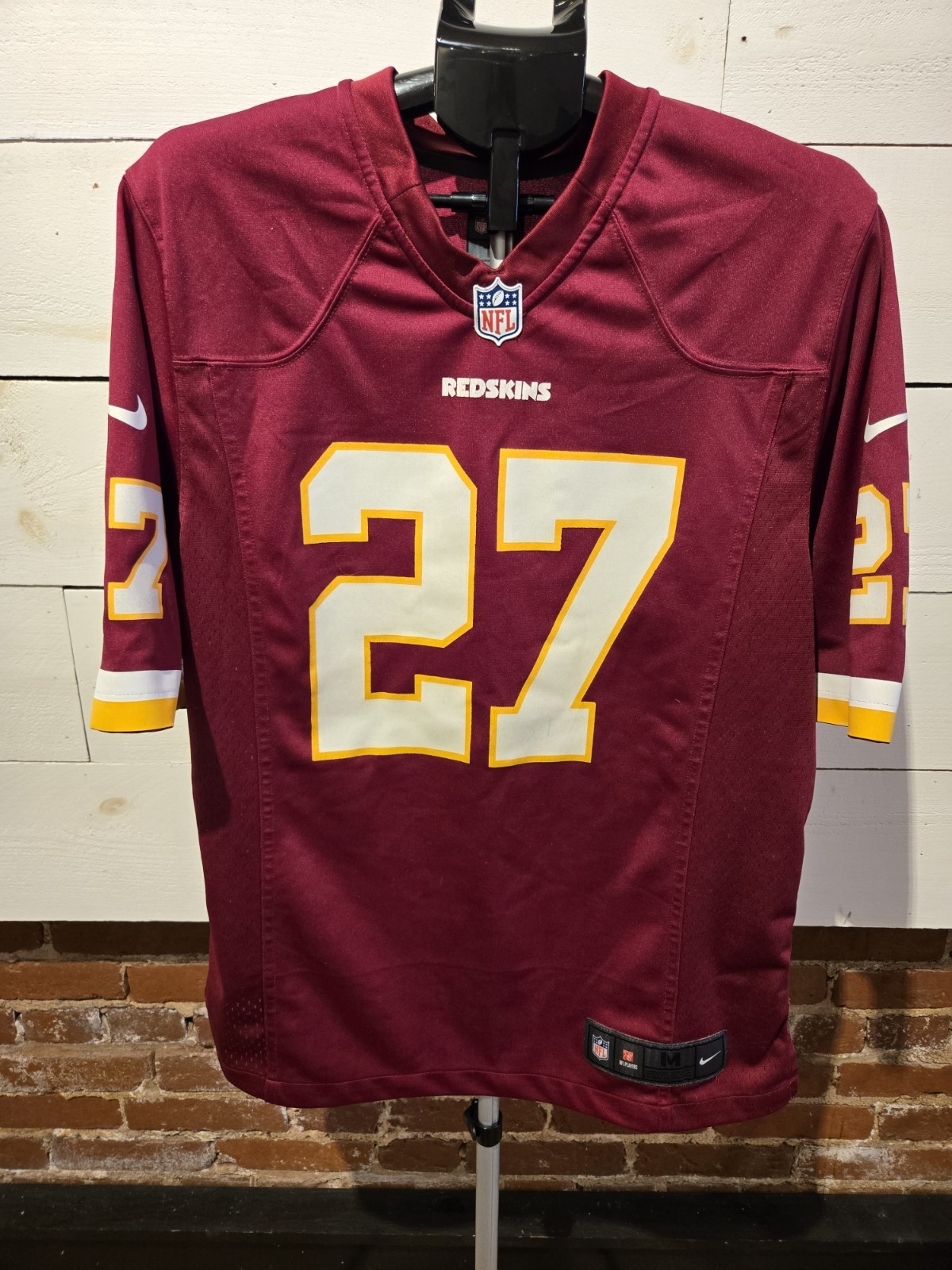 Nike NFL On Field Washington Redskins Jersey #27 Hayes