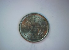 Netherlands 1966 25 Cent Juliana 25 Cent (crowned value) Coin
