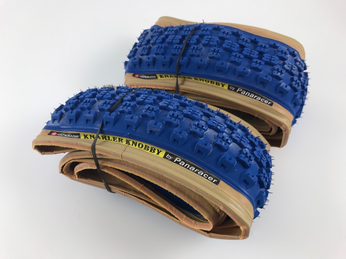 50% off - Panaracer BLUE 'Knarler Knobby' Tyre Pair 20