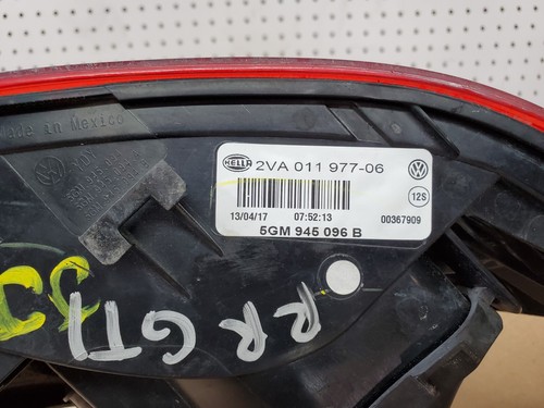 15-17 2015 VOLKSWAGEN VW GTI GOLF LUZ TRASERA PASAJERO DERECHO 5GM945096B - Imagen 4 de 4