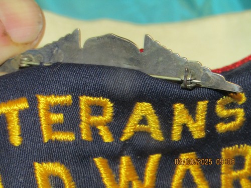 WWI PILOT'S WINGS!! ON A VETERAN'S CAP!! ALAMADA, CALIFORNIA! RARE!! - Picture 4 of 9