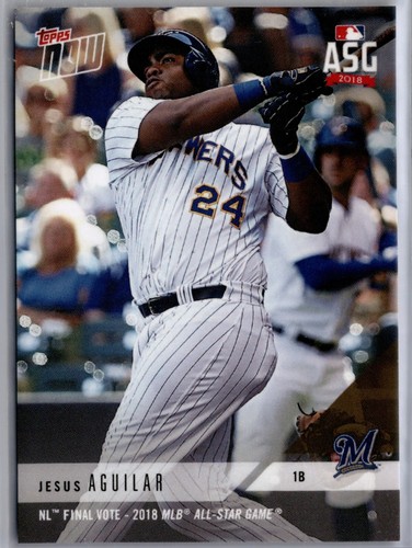 2018 Topps Now AS-41 Jesus Aguilar