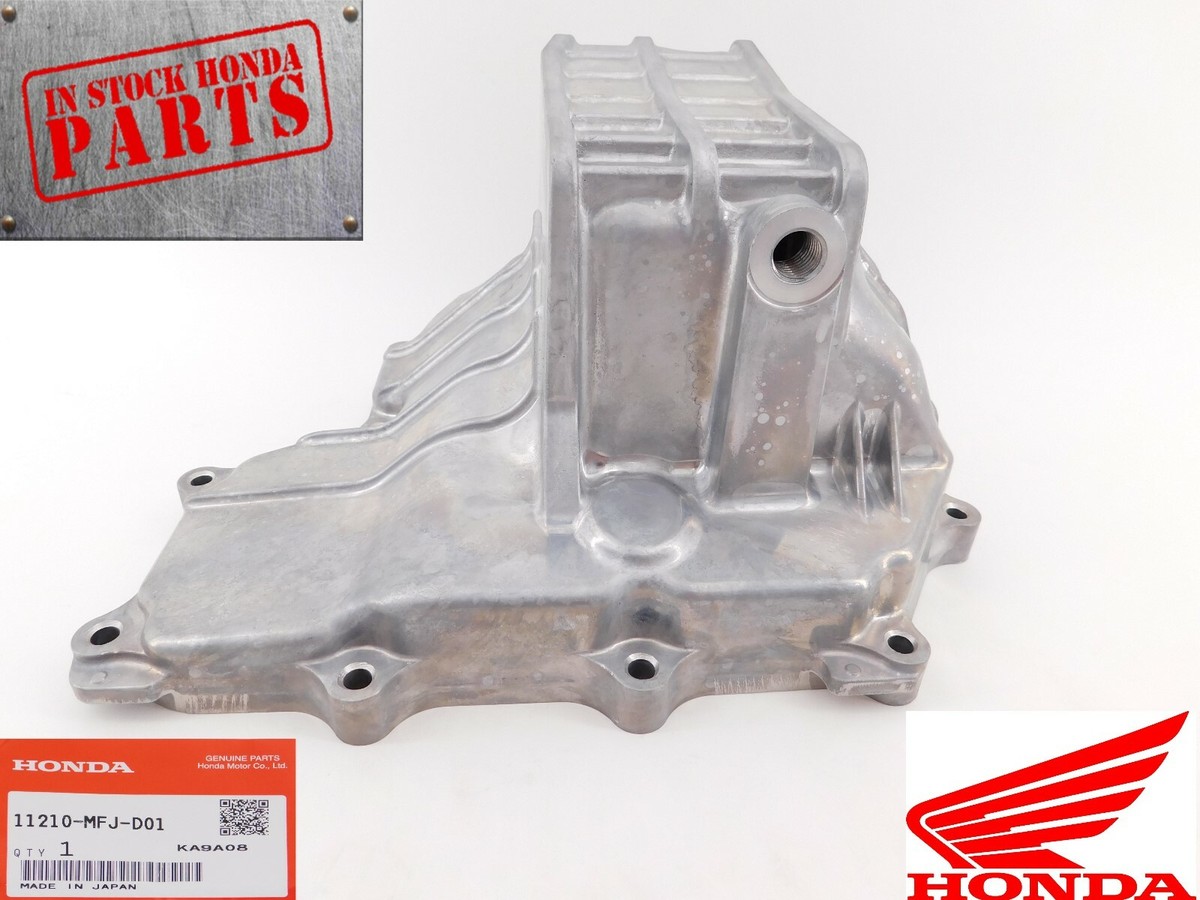 Honda Engine Genuine Oil Pan 2007 - 2023 CBR600RR OEM 11210-MFJ