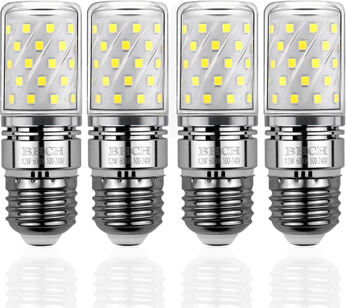 E26 LED Corn Bulbs 12W,6000K Daylight White,1200Lm,Edison Screw Bulbs,100W Incan - Picture 8 of 12