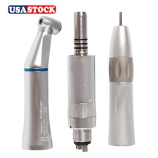 Dental Slow Low Speed Straight Handpiece Air Motor 4Holes E-type NSK STYLE WY4