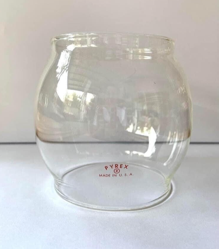 Glass Globe for Sears Pyrex lantern (Reproduction) Borosilicate