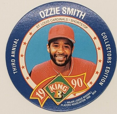 1990 Ozzie Smith King B Baseball Card Disc #4 Third Annual Collectors' Edition