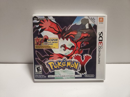 Pokemon Y (Nintendo 3DS, 2013) Scizor Variant CIB Complete TESTED - Picture 2 of 6