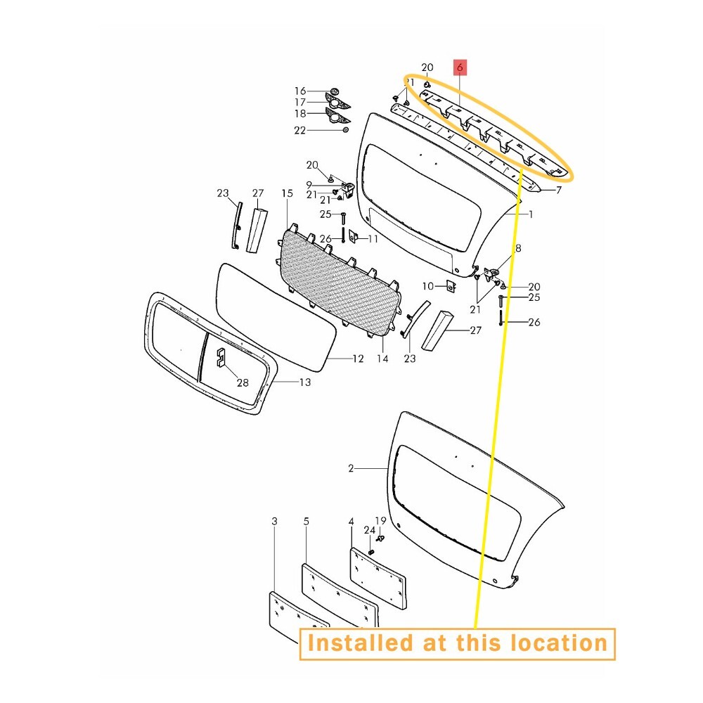 For Bentley Continental GT mid-mesh upper stand OEM：3W3807181 | eBay