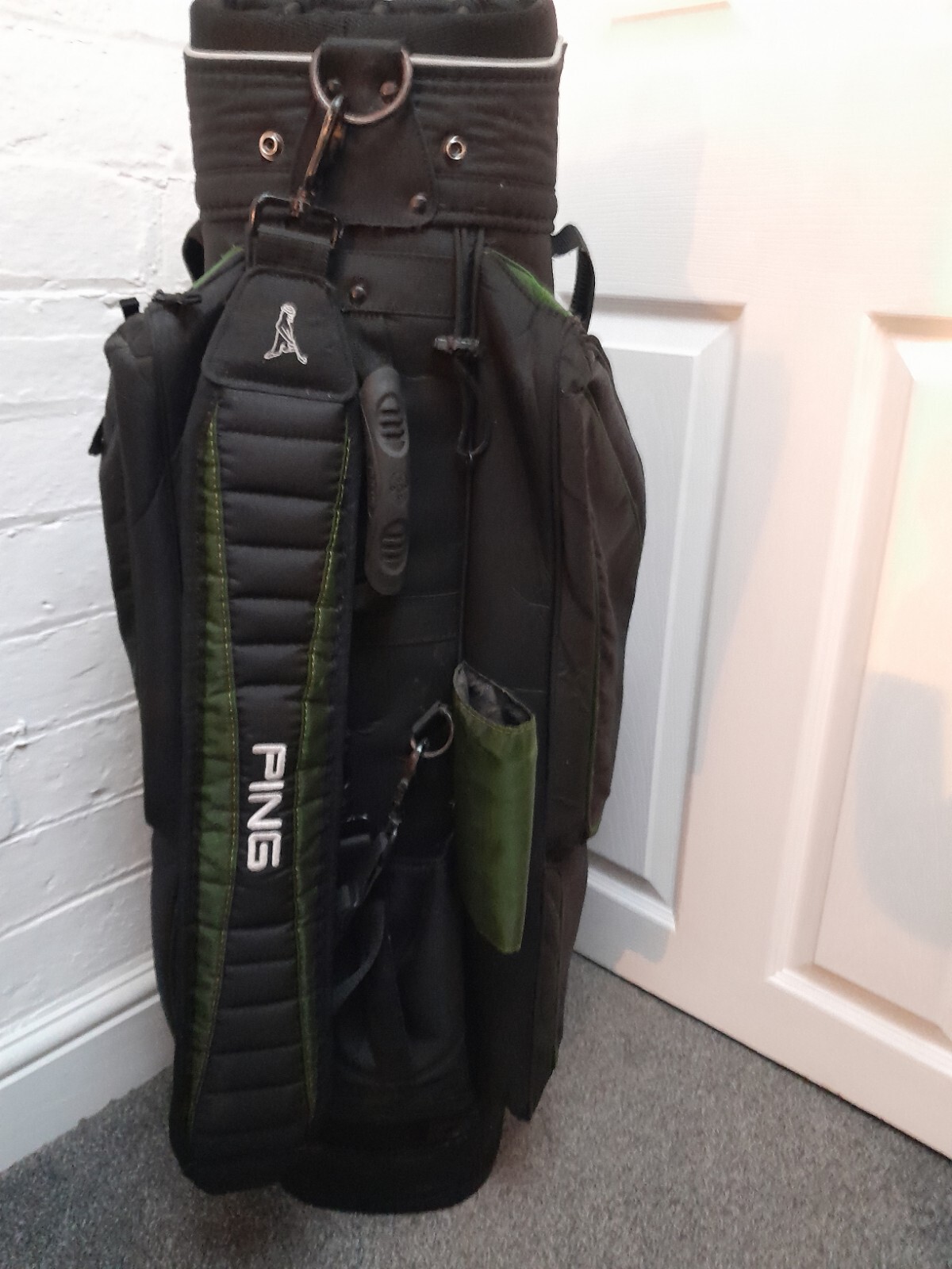 Ping Discover Cart Trolley Golf Bag. 14Way Dividers Carry Strap