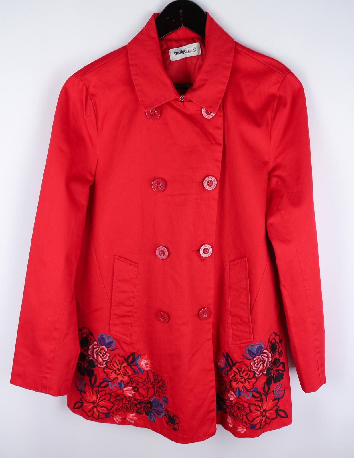 Desigual Women Pea Coat Casual Business 