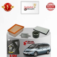 Kit Wartung 4 Filter Und ÖL Renault Espace IV 2.0 98KW 133CV Von 2002 Bis 2005