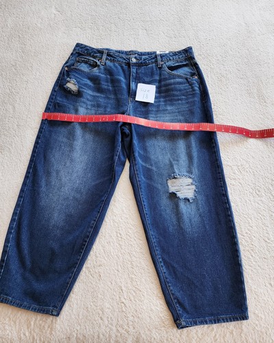 Women's Barrel Denim Distressed jeans NWT, size 8, 16, 18 - Picture 6 of 7