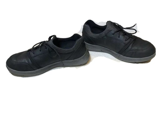 Shoes For Crews Sz 8 Black Leather Flat Shoes Lace Up Slip-resistant Work Shoes - Picture 9 of 12