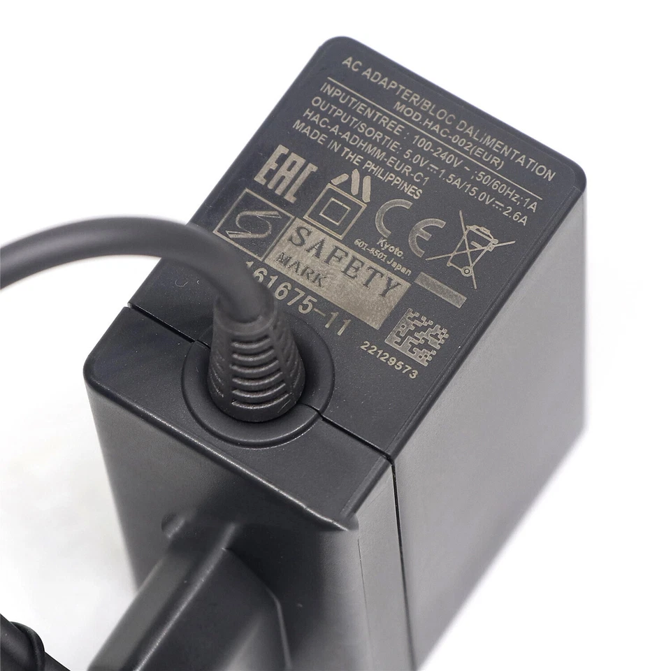AC Power Adapter Charger With Cable For Nintendo Switch - EU Plug - Image 2 of 4