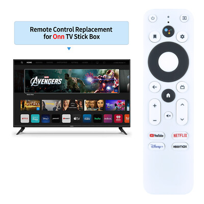 Replacement Remote Control For ONN Android 4K UHD Stick TV Box - Models 100024646 & 100026240