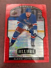 2020-21 Upper Deck Allure Alexis Lafreniere RC Red Rainbow